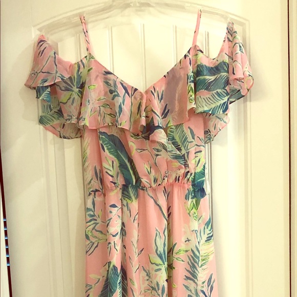 Lilly Pulitzer Dresses & Skirts - Lilly Pulitzer maxi dress Large NWT! Off shoulder